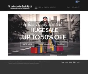 Stlouise.com.au(St Louise Leather Goods) Screenshot