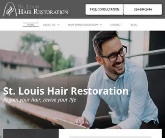 Stlouishairrestoration.com(St. Louis Hair Restoration) Screenshot