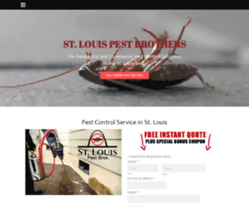 Stlouispestco.com(Pest Control St) Screenshot