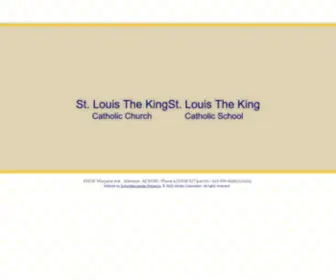 Stlouistheking.org(Louis the King Catholic Church & School) Screenshot