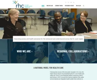 STLRHC.org(The St. Louis Regional Health Commission) Screenshot