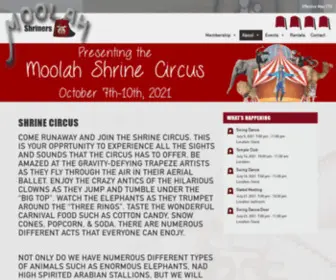 STLShrinecircus.com(St Louis Moolah Shrine Circus The Show) Screenshot