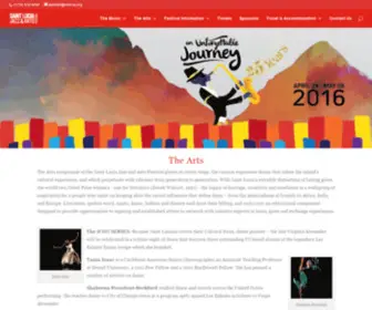 Stluciajazz.org(Saint Lucia Jazz and Arts Festival) Screenshot