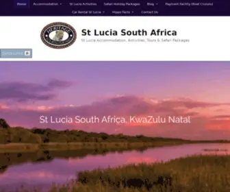 Stluciasouthafrica.com(St Lucia south africa) Screenshot