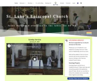 Stlukeskalamazoo.org(Spirituality in Action) Screenshot