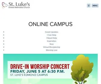 Stlukesokc.org(Join us for worship this Sunday) Screenshot