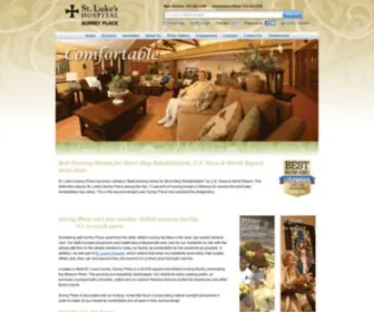 Stlukessurreyplace.com(Nursing home) Screenshot