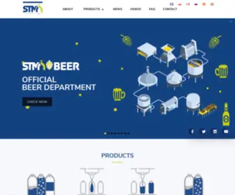 STM-Pack.com(STM Filling Machines and Filling Lines) Screenshot