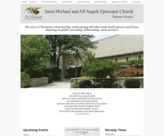 Stmaa.net(Saint Michael and All Angels Episcopal Church) Screenshot