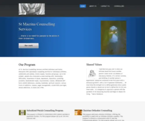 Stmacrinaservices.com(Individual, couple and family counselling) Screenshot