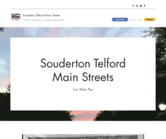 Stmainst.org(Souderton Telford Main Streets is a 501(c)) Screenshot