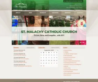 Stmalachy.org(Malachy Catholic Church and School) Screenshot