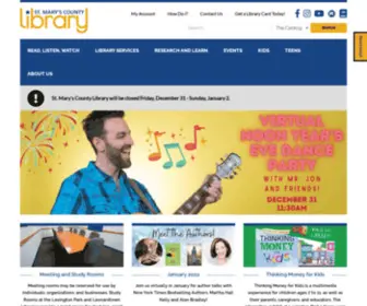 Stmalib.org(Mary's County Library) Screenshot