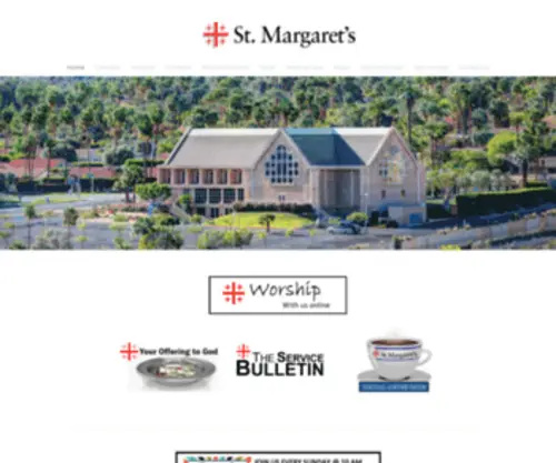 Stmargarets.org(St Margaret's Episcopal Church Home) Screenshot