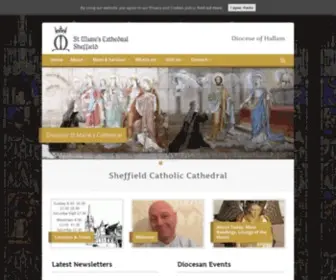 Stmariecathedral.org(Sheffield Catholic Cathedral) Screenshot