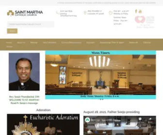 Stmarthalouisville.org(A Christian Community Committed to Service and Worship in Louisville) Screenshot