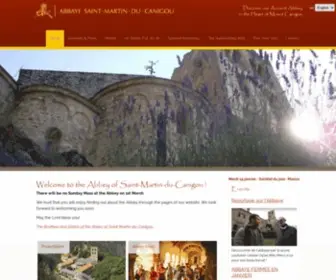 Stmartinducanigou.org(Abbaye St Martin du Canigou) Screenshot