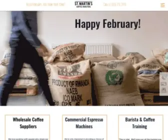 Stmartinscoffee.co.uk(St Martins Coffee Roasters) Screenshot