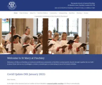 Stmaryatfinchley.org.uk(St Mary at Finchley) Screenshot