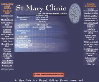 Stmaryclinic.com(S a i n t M a r y C l i n i c) Screenshot