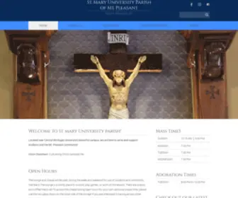 Stmarycmu.org(Stmarycmu) Screenshot