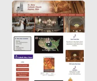 Stmarydayton.org(St.Mary Catholic Church) Screenshot