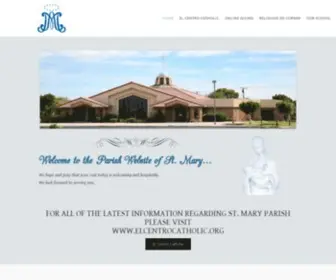 Stmaryec.org(Mary Catholic Parish) Screenshot