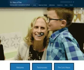 Stmarygreenvilleschool.org(Mary of the Immaculate Conception School) Screenshot