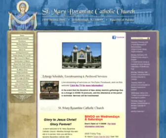 Stmaryhillsboroughnj.org(St. Mary Byzantine Catholic Church) Screenshot