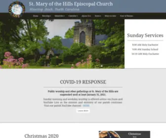 Stmaryofthehills.org(Mary of the Hills) Screenshot