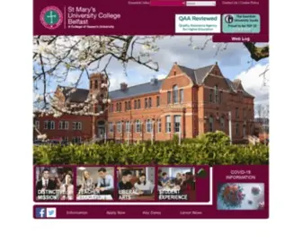 Stmarys-Belfast.ac.uk(St Mary's University College) Screenshot