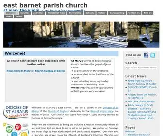 Stmarys-Eastbarnet.org.uk(St Mary the Virgin) Screenshot