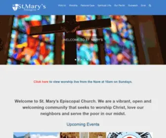 Stmarysarlington.org(Worship, Outreach, Family, Care) Screenshot