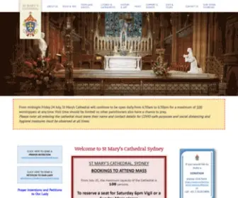 Stmaryscathedral.org.au(St Mary's Cathedral) Screenshot