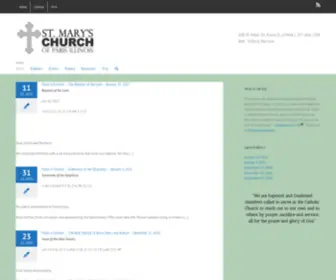 Stmaryschurchparis.org(Paris Illinois) Screenshot