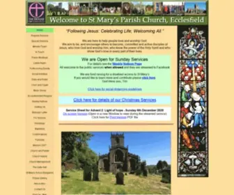 Stmarysecclesfield.com(St Mary's Ecclesfield) Screenshot