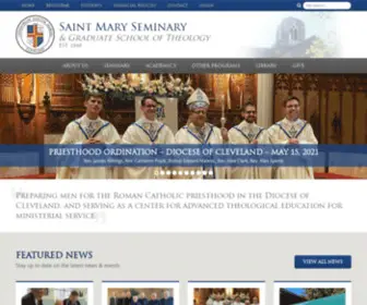 Stmarysem.edu(Saint Mary Seminary & Graduate School of Theology) Screenshot