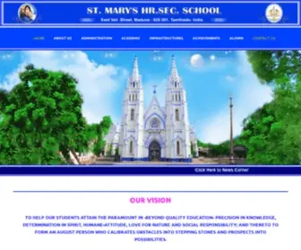 Stmaryshssmdu.in(St.Mary's Higher Secondary School) Screenshot