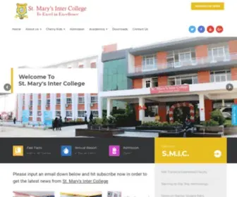 Stmarysintercollege.com(S Inter College) Screenshot