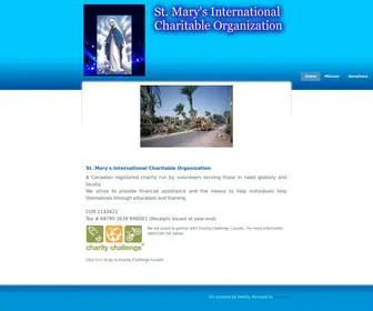 Stmarysinternational.org(St. mary's international charitable organization) Screenshot