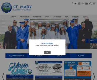 Stmarysll.org(St Mary Catholic School) Screenshot