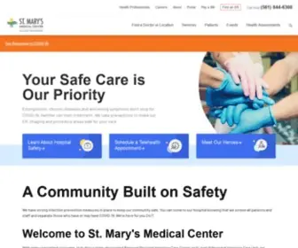 Stmarysmc.com(St. Mary's Medical Center) Screenshot