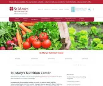 Stmarysnutritioncenter.org(Specialized services) Screenshot