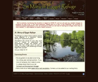 Stmarysrefuge.org(Mary of Egypt Refuge) Screenshot