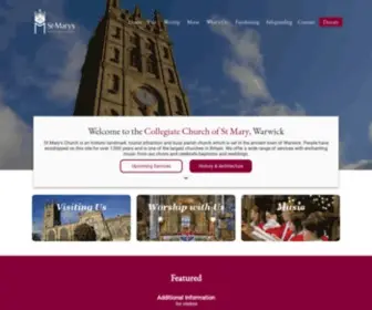 Stmaryswarwick.org.uk(St Mary's Church) Screenshot