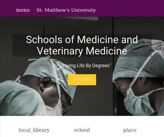 Stmatthews.edu(St. Matthew's University) Screenshot