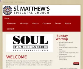 Stmattsaustin.org(Episcopal) Screenshot