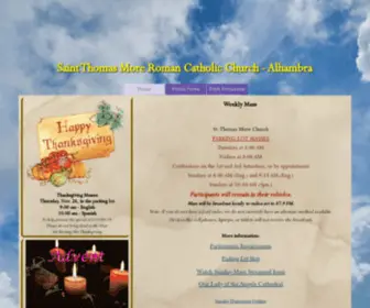 STmcatholicalhambra.org(Thomas More Parish) Screenshot