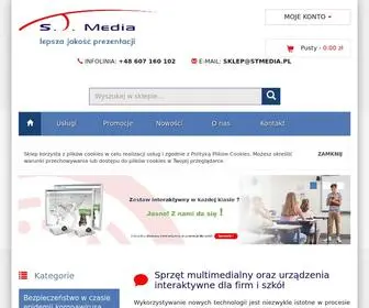 Stmedia.pl(Urządzenia interaktywne sklep) Screenshot