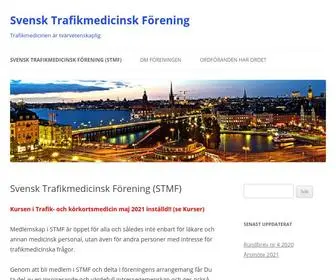 STMF.nu(Svensk Trafikmedicinsk Förening) Screenshot